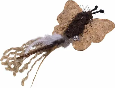 Produktbild von Nobby Katzenspielzeug Kork Schmetterling Glöckchen