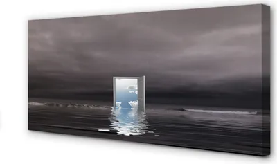Imagen del producto de Cuadro decorativo para pared, 100x50 cm, diseño de mar, cielo