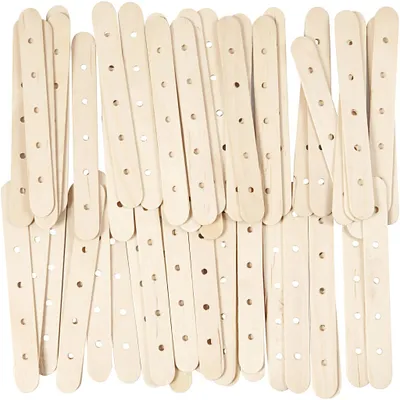 Produktbild von Creativ Company Holz-Baustäbchen Bastelmaterial 50 Stück