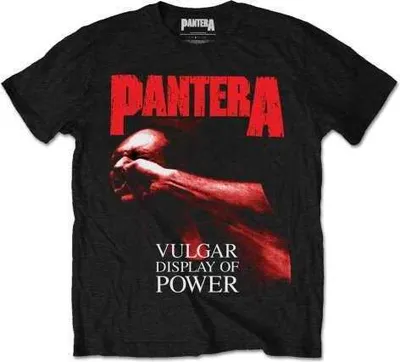 Obrázek produktu pro Pantera Red Vulgar Black XL Tričko