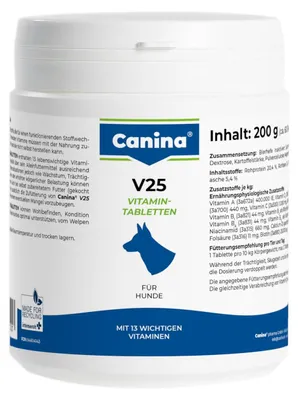 Image de Canina V25 comprimés de vitamines 200g