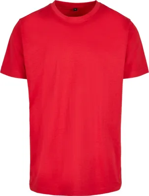Produktbild von Build Your Brand BY004 | Round Neck Herren T-Shirt - Farbe: City Red - Größe: XS