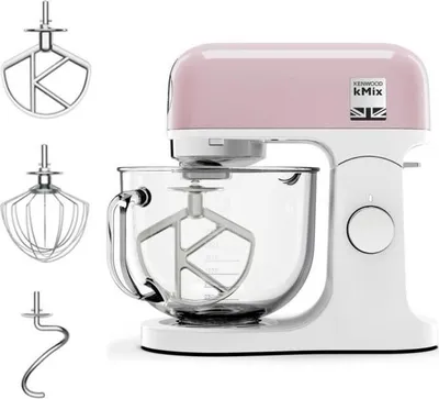 Image de Robot Pâtissier Multifonction KENWOOD kMix KMX754PP, Moteur 1000W, Bol en Verre 5L, Rose Pastel