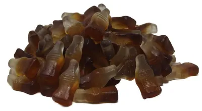 Obrázek produktu pro Yummi Yummi ovocné žvýkačky cola lahve jemné sladké bez cukru 3000g