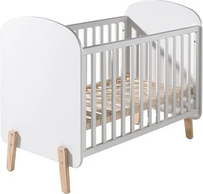 Produktbild von Bett Gitterbett Kiddy MDF und Kiefer 60x120 cm