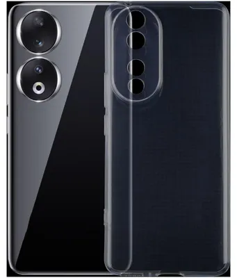 Produktbild von Mobigear Ultra-dünne, transparente Handyhülle für Honor 90 – Flexible TPU-Hülle, extra dünn, Rückseite – Transparent