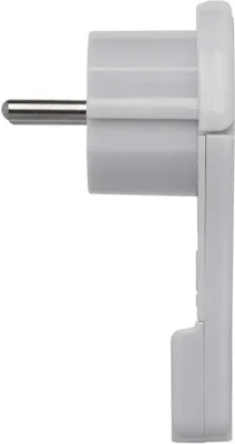 Produktbild von Schuko Stecker flach Winkelstecker Flachstecker Weiß ultradünner IP20