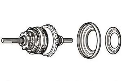 Immagine prodotto di Shimano Y3ET98010 Interno 182mm Nexus 7V SG-7R40 T M 50