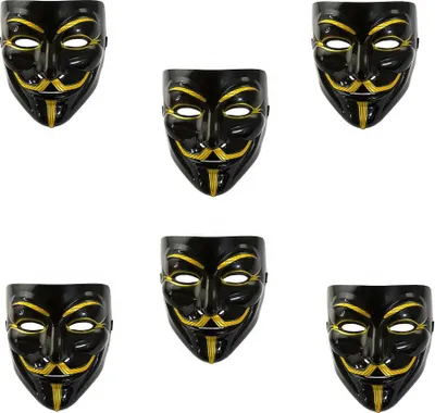 Produktbild von Oblique Unique 6x Vendetta Guy Fawkes Maske Anonymous Occupy Party