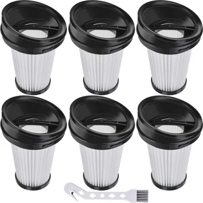 Produktbild von 6 Stück Ersatzfilter für Grundig VCH9829 VCH9832 VCH9630 VCH9631 VCH9632 VCH9629 2 in 1 Akku-Handstaubsauger,Hepa Filter Teilenummer 9178008590, für Haushaltsstaubsauger