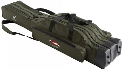 Image de Mikado fourreau pour cannes 3 compartiments 140cm rigidifié vert