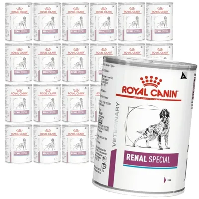 Produktbild von Royal Canin Veterinary VHN Renal Special 24 x 410 g Nassfutter-Pastete für Hunde mit Niereninsuffizienz