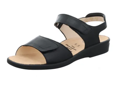 Produktbild von Ganter Damen Sandalen Sonnica 12472-36, 12472-37, 12472-37.5, 12472-38, 12472-38.5, 12472-39, 12472-40.5, 12472-41.5, 12472-42, 12472-42.5, 12472-43 GAN-288-04 schwarz 41.5