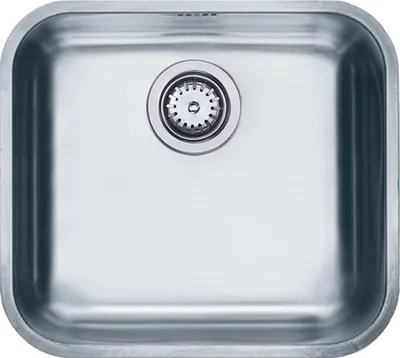 Produktbild von Franke Unterbaubecken GAX 40 aus Edelstahl mit Drehexcenterventil / Einbauspüle / Unterbauspüle / Edelstahlspüle / Spüle