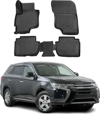 Produktbild von OMAC Gummimatten Fußmatte für Mitsubishi Outlander PHEV 2014-2019 TPE Schwarz 4x
