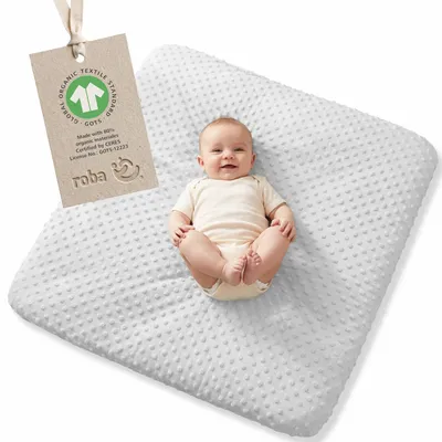 Zdjęcie produktu dla roba€,˜s organic stretch cover for changing mats 'Lil Planet' silver grey od (13,58)