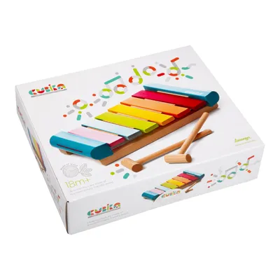 Zdjęcie produktu dla Drewniane Kolorowe Cymbałki Instrument Dla Dzieci