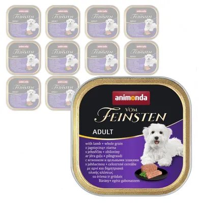 Produktbild von Animonda Vom Feinsten Nassfutter für Hunde 11x150g mit Lamm und Getreide