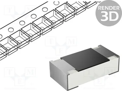 Produktbild von 100x Widerst: thick film 0,125W 0603 ±5% SMD 560Ω  -55÷155°C WF06P561JTL Widerstände