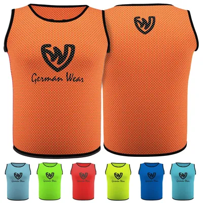 Produktbild von Leibchen Trainingsleibchen Markierungshemd Kinder Erwachsene, Farbe:Orange, Bibs:Senior (L)