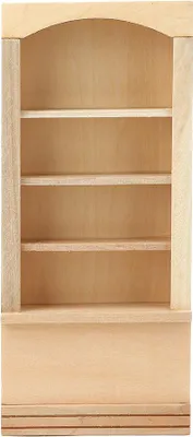 Immagine prodotto di 1:12 casa delle bambole modello di libreria in legno per bambole fai da te DULLHAUS FÜNFORMABEHALTENBUCH