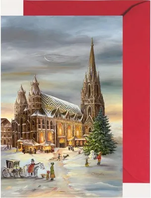 Produktbild von Miniadventskalender Wien Stephansdom mit Klappkarte