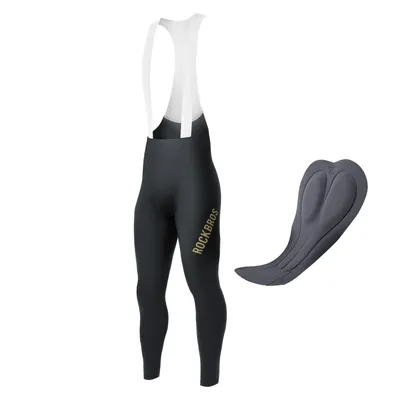 Produktbild von ROCKBROS Herren Trägerhose Fahrradhose Gepolstert Atmungsaktiv Schnelltrocknend Mit 3D Sitzpolster Größe M