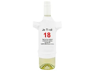 Obrázok produktu pre Tričko na fľašu k osemnástke II CZ