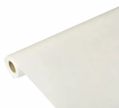 Produktbild von Papstar 82305, Rechteckig, Weiß, Polypropylen (PP), Tischdecke, 118 x 1000 cm, 1 Stück(e)