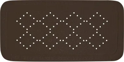 Obrázok produktu pre Sprchová rohož Spirella Kúpeľová rohož protišmyková s prísavkami - Aljaška čierna - cca 36 x 71 cm