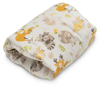 Produktbild von Sei Design Stillkissen klein für unterwegs mit Baumwollbezug Armkissen Stillmuff to go Ministillkissen Tiere bunt