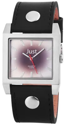Produktbild von Herrenuhr Echtleder JU235 silberfarbig, 3 ATM
