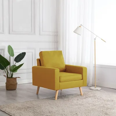 Produktbild von Maison Exclusive - Sessel Gelb Stoff