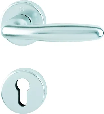 Produktbild von Rosettengarnitur Verona 1510 / 42KB/42KBS Aluminium F1 PZ DIN links / rechts D/D