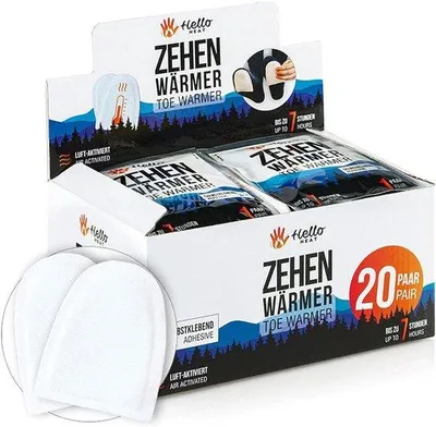 Produktbild von Famanu Fußwärmer 10, 20 oder 40 Paar - Bequeme Schuhheizung für kalte Füße