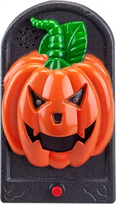 Produktbild von Kürbis Halloween Türklingel mit Licht & Sound Effekt