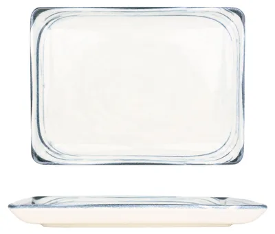 Image de Plat de service Kütahya Porselen - Frame - Porcelaine - 18 x 13 cm