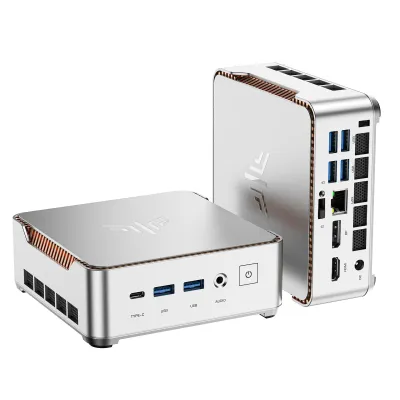 Produktbild von NiPoGi P2 Mini PC W-11 Pro, АMD Ryzen 7330U(4C/ 8T, bis zu 4,30 GHz)16 GB LPDDR4X 256 GB M.2 SSD Mini Desktop Computer mit 4K Triple Display, HDMI 2.0