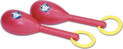 Zdjęcie produktu dla Bontempi Maracas, Instrument muzyczny zabawka, Marakasy, 6 lat(a), Czerwony, Żółty