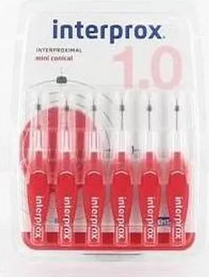 Obrázok produktu pre Interprox Mini kónická zubná kefka 6 kusov 4gr