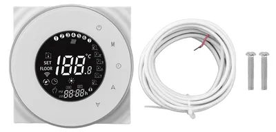 Produktbild von Intelligentes WiFi-Fußbodenheizungsthermostat, Sprachsteuerung für elektrische Heizsysteme mit VA-LCD-Touchscreen, 95-240 V