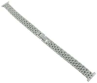 Produktbild von Minott┃Damen Uhrenarmband Edelstahl silberfarben 14mm 29689S