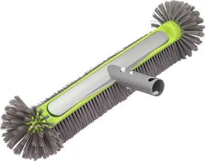 Image de INF Brosse de nettoyage de piscine 43cm - Dos en aluminium, poils en nylon