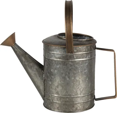 Zdjęcie produktu dla Konewka dekoracyjna Clayre & Eef 31x14x20 cm szara metalowa