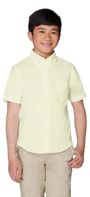 Produktbild von French Toast Boys' Short Sleeve Classic Poplin Dress Shirt (Standard & Husky), Y