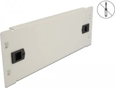 Image de DELOCK 10" Netzwerkschrank Blindabdeckung werkzeugfrei 2 HE