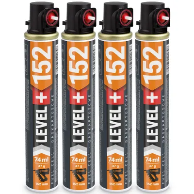 Produktbild von LEVEL+ Ersatzkartusche für Nagler 4 St. 152mm 74ml L+152