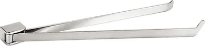 Produktbild von BORGANIC Doppelhandtuchhalter drehbar Edelstahl Chrom 445x62x42 mm für Bad & Küche >> zum Bohren