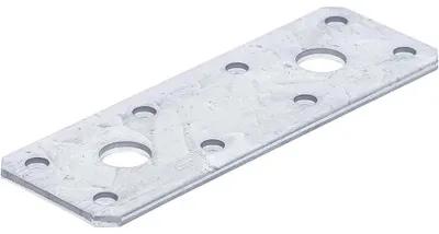 Image de Plaque de Fixation Plate 100 x 35 x 2 mm - Acier, Résistante et Polyvalente - D-Work