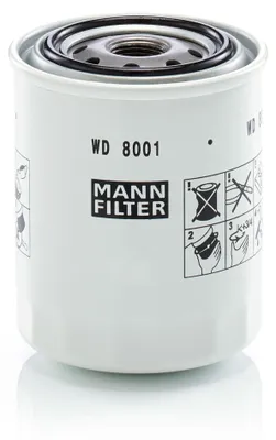 Immagine prodotto di Filtro idraulico di lavoro originale MANN-FILTER WD 8001
